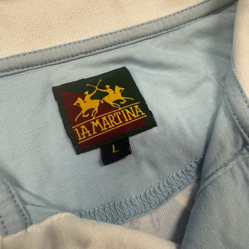 Detailansicht: Sourced limited accessories and clothes La Martina Pelican Polo Club shirt – Logo, Nähte oder Material