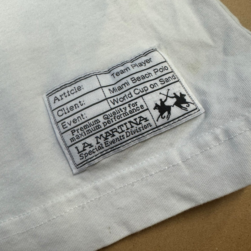 Detailansicht: Sourced limited accessories and clothes La Martina Pelican Polo Club shirt – Logo, Nähte oder Material