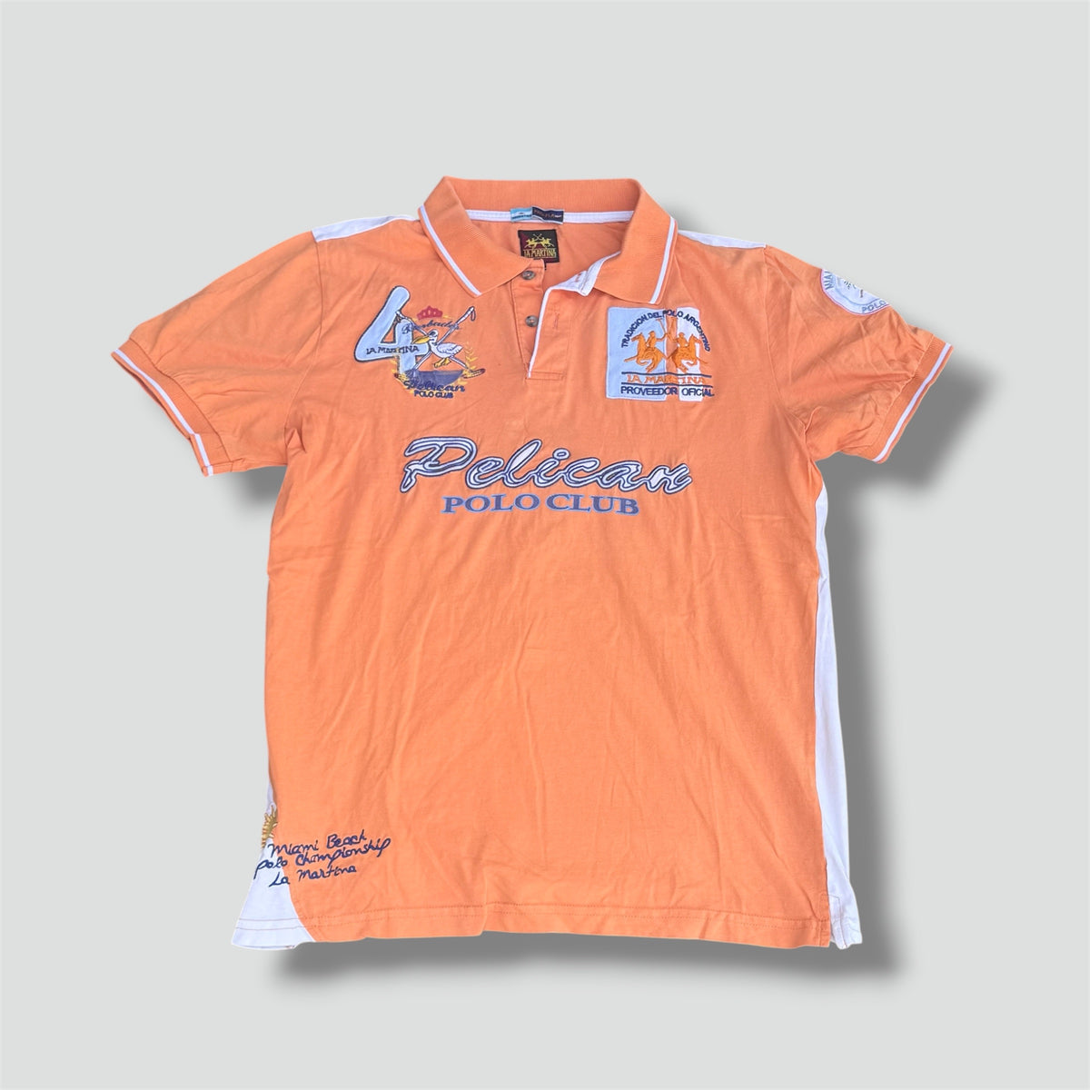La Martina Pelican Polo Miami shirt