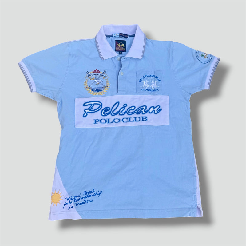 Sourced limited accessories and clothes La Martina Pelican vintage poloshirt – Secondhand Streetwear