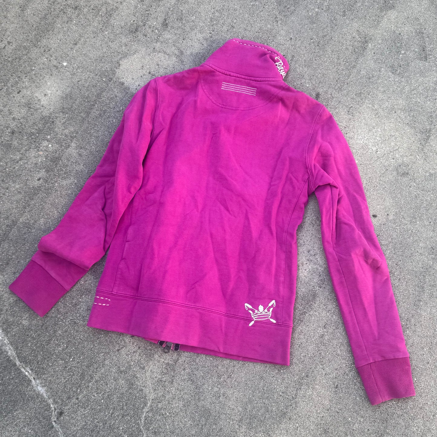 La Martina Polo Society vintage pink zip-up – Close-up 4