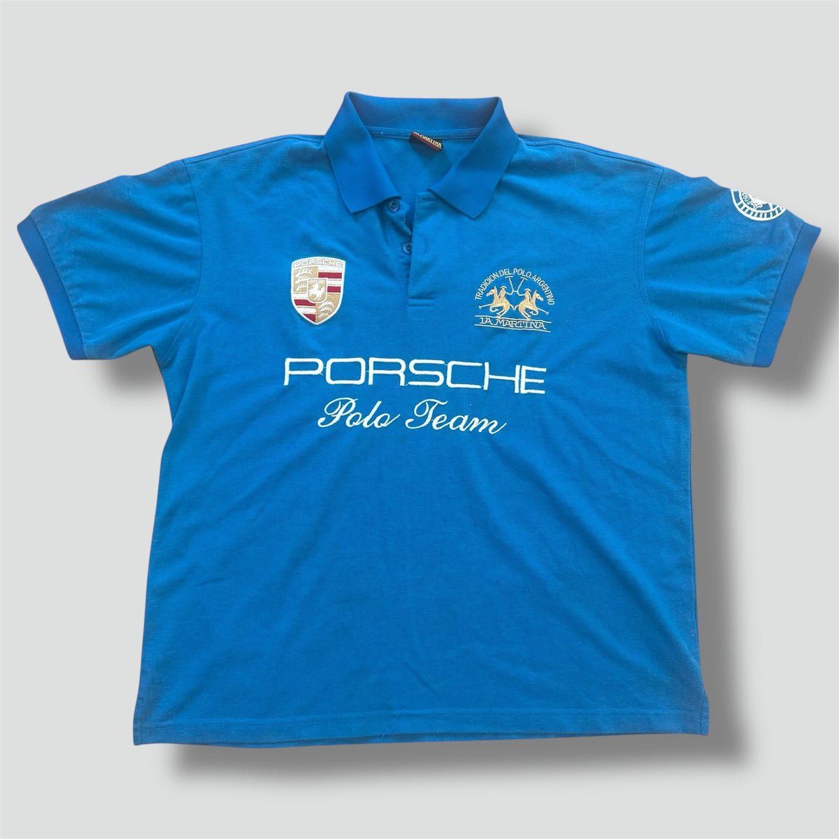 La Martina Porsche 2012 skyblue polo