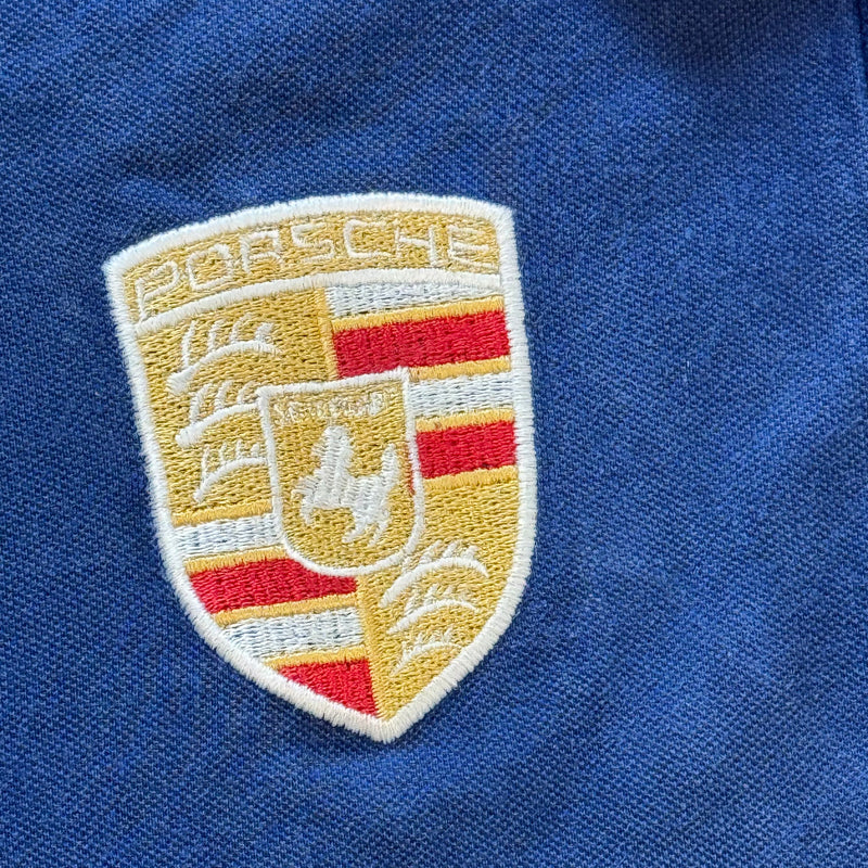 Detailansicht: Sourced limited accessories and clothes La Martina Porsche poloshirt – Logo, Nähte oder Material