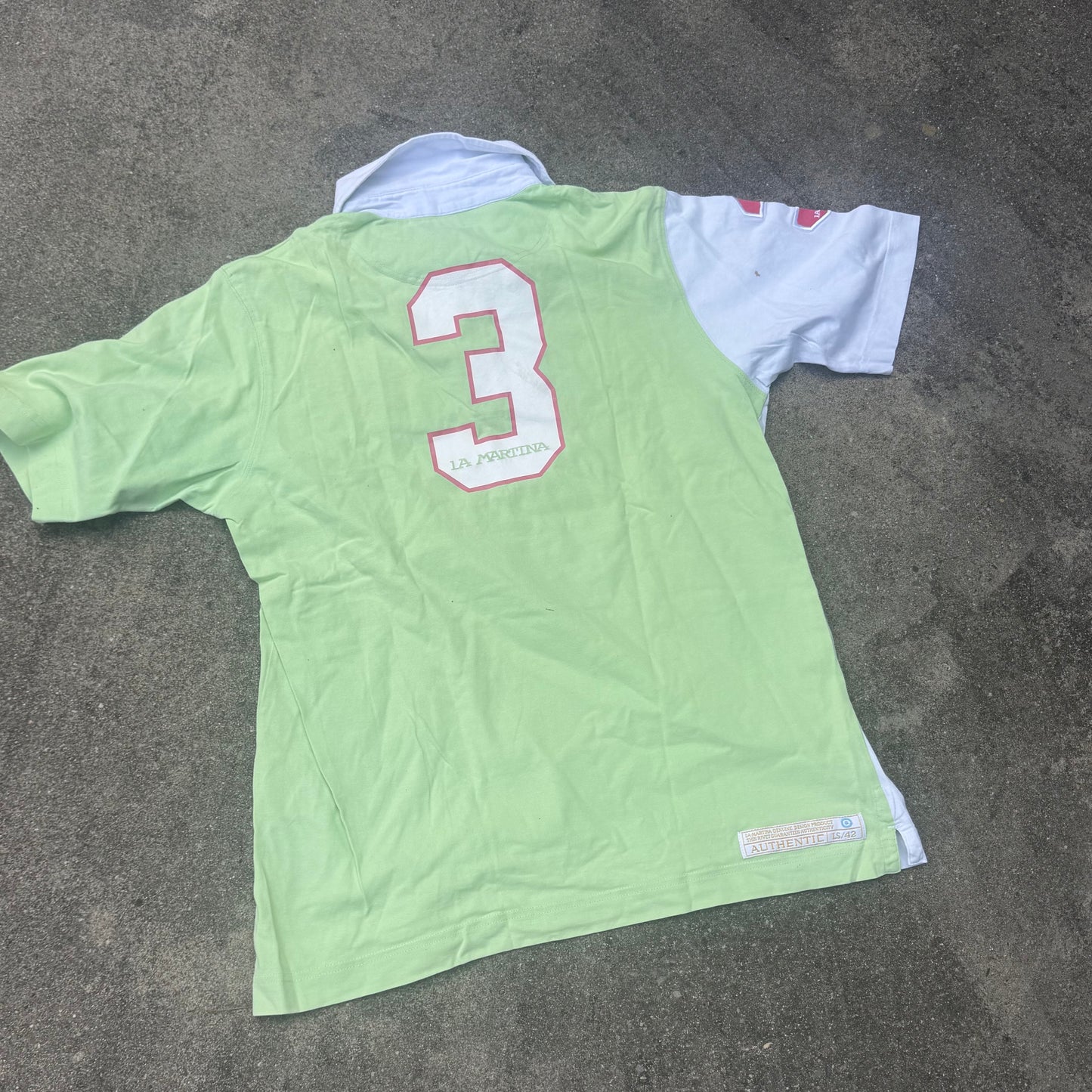 La Martina Replica Flamingo Careyes polo – Close-up 2