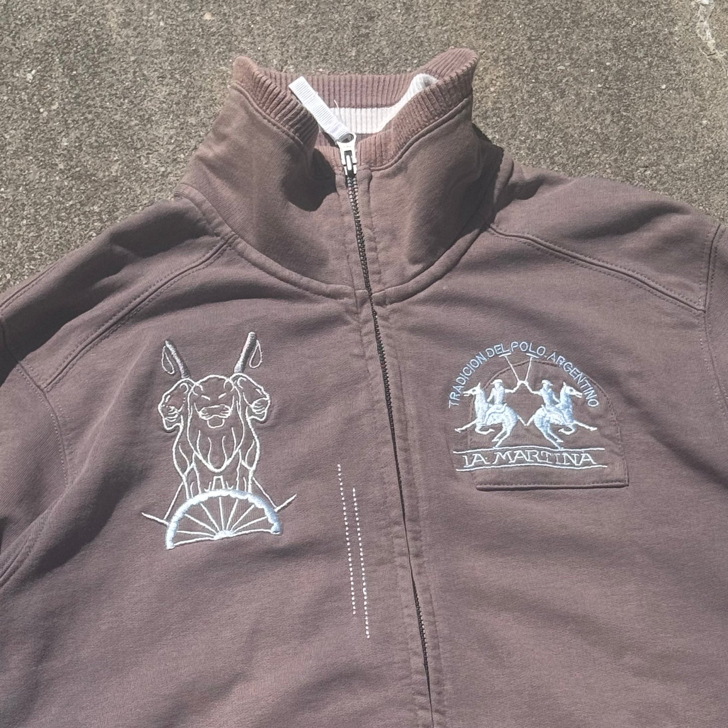 La Martina Serie Historica vintage zip-up – Close-up 1