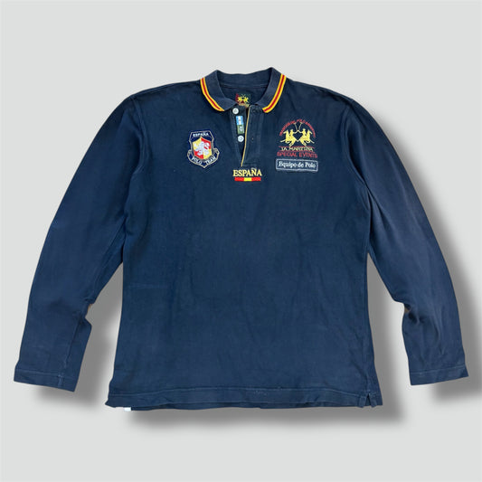 La Martina Spain black vintage polo