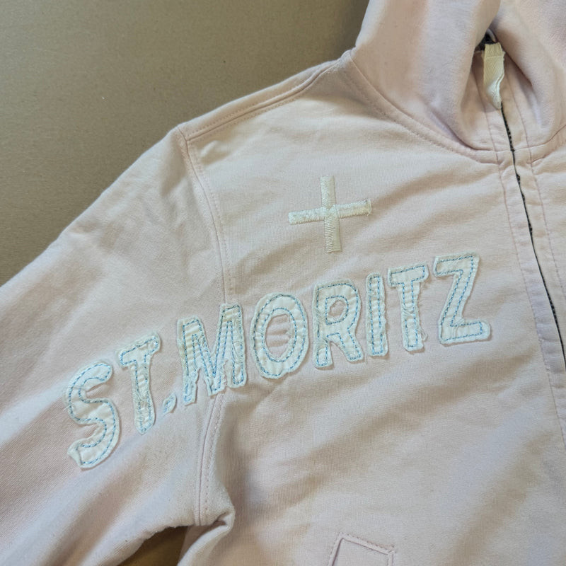 Detailansicht: Sourced limited accessories and clothes La Martina St. Moritz swiss vintage zip-up – Logo, Nähte oder Material