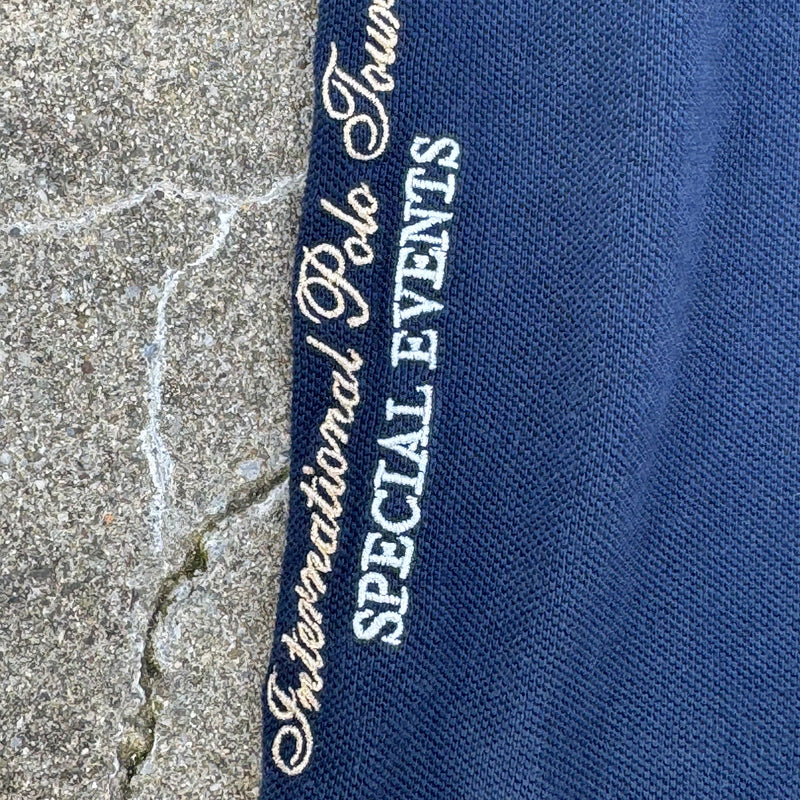 Detailansicht: Sourced limited accessories and clothes La Martina USA special events vintage poloshirt – Logo, Nähte oder Material