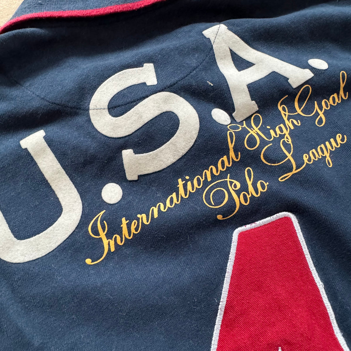 La Martina USA vintage longsleeve polo – Close-up 6
