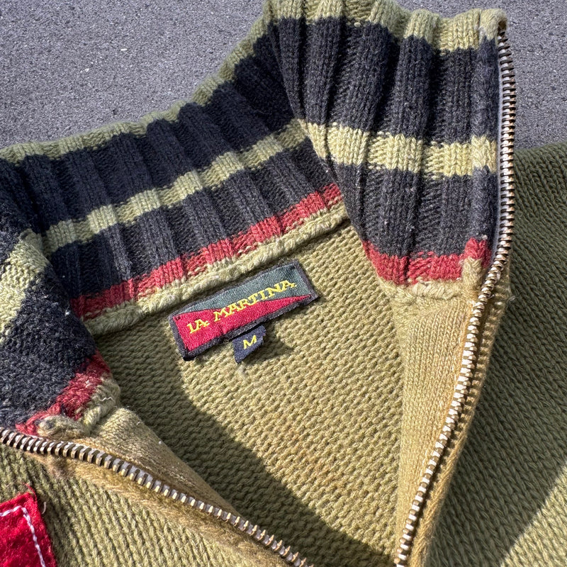 Detailansicht: Sourced limited accessories and clothes La Martina Verbier knitted sweater – Logo, Nähte oder Material