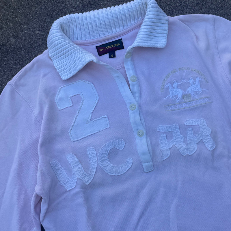 Detailansicht: Sourced limited accessories and clothes La Martina WCAA Women University polo – Logo, Nähte oder Material
