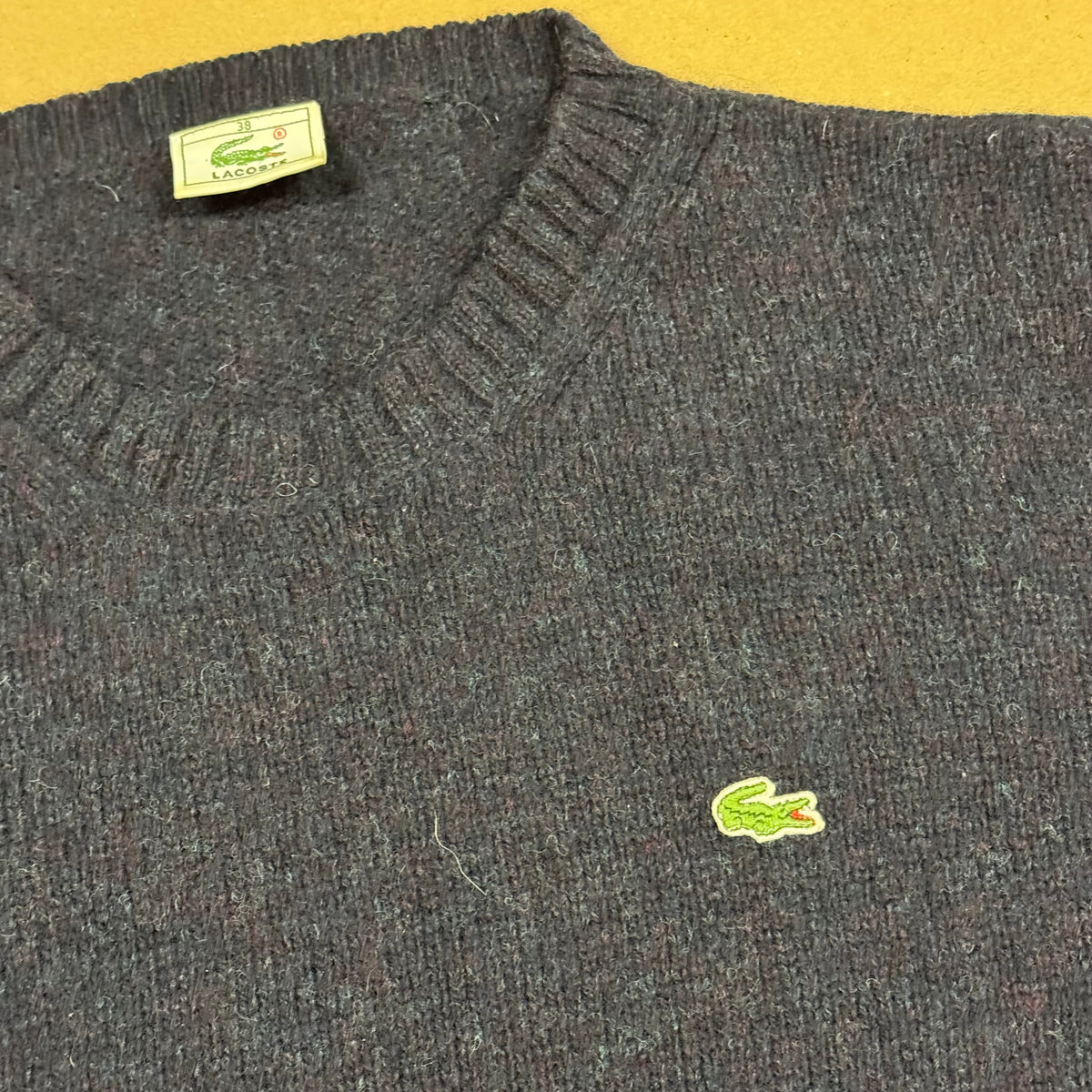 Lacoste casual Laine wool sweatshirt – Close-up 1