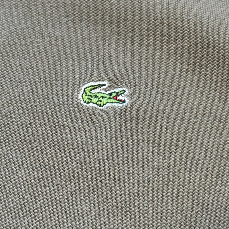 Detailansicht: Sourced limited accessories and clothes Lacoste longsleeve – Logo, Nähte oder Material