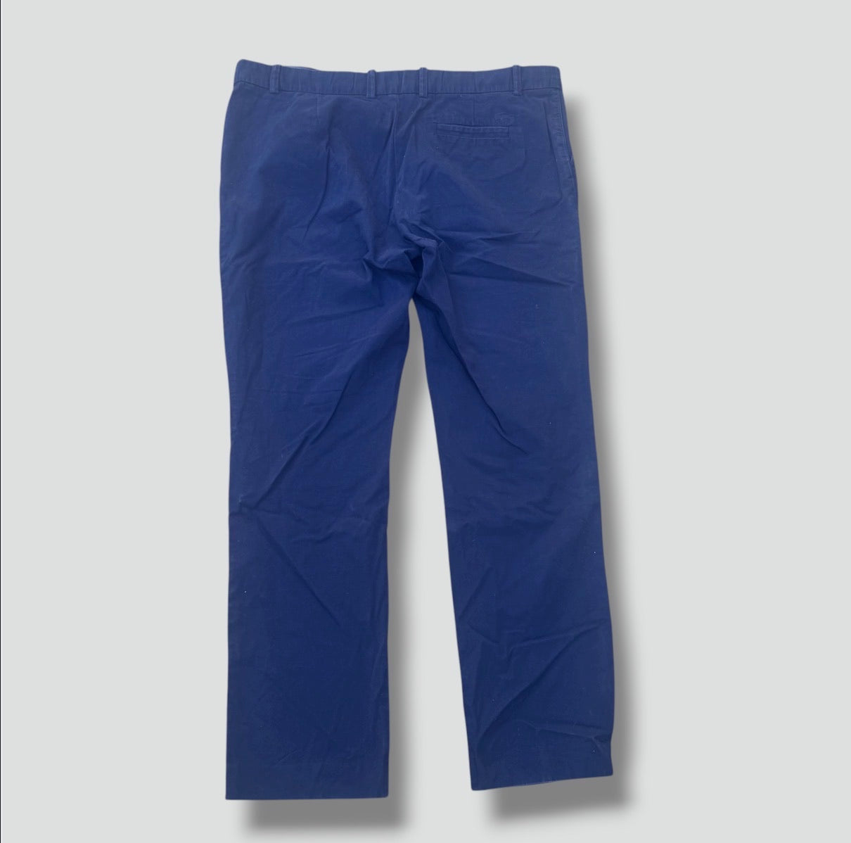 Lacoste retro casual blue chinos