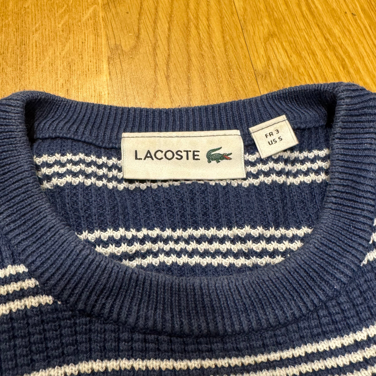 Lacoste striped knitted sweatshirt – Close-up 2