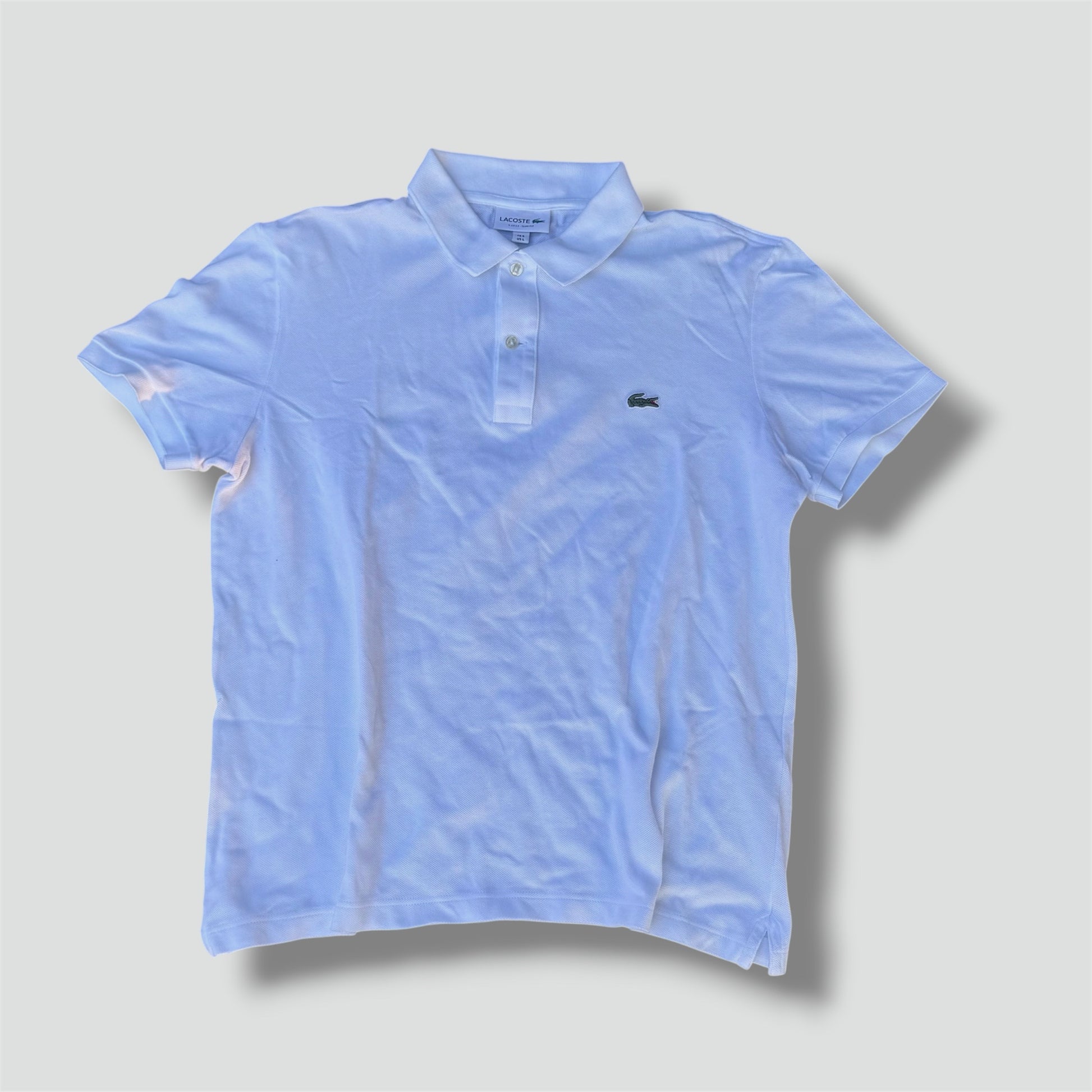 Lacoste vintage white poloshirt