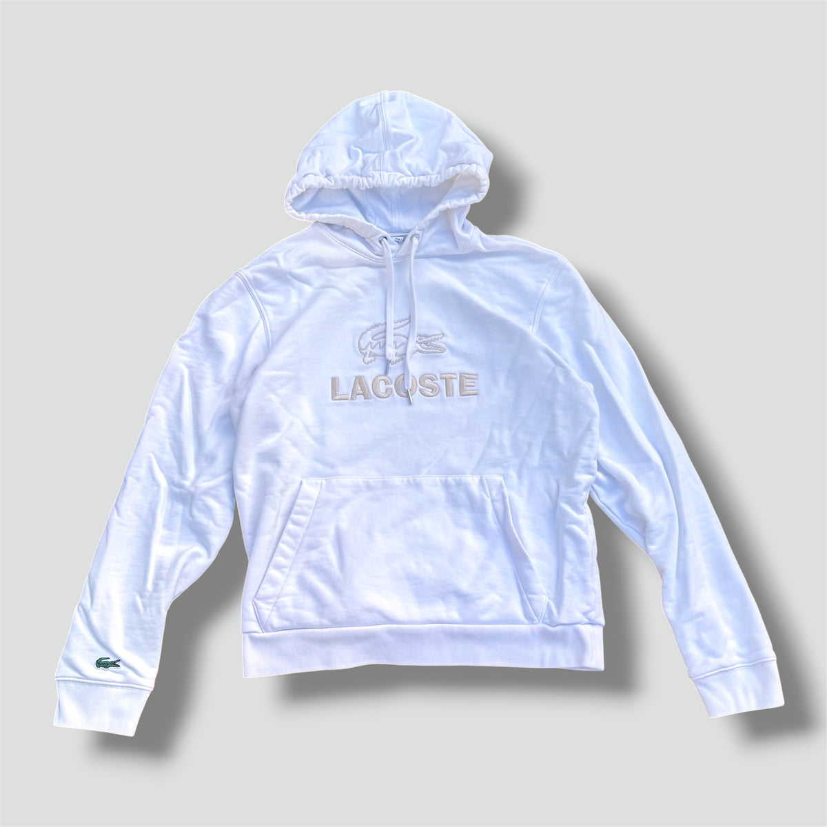 Lacoste white casual designer hoodie