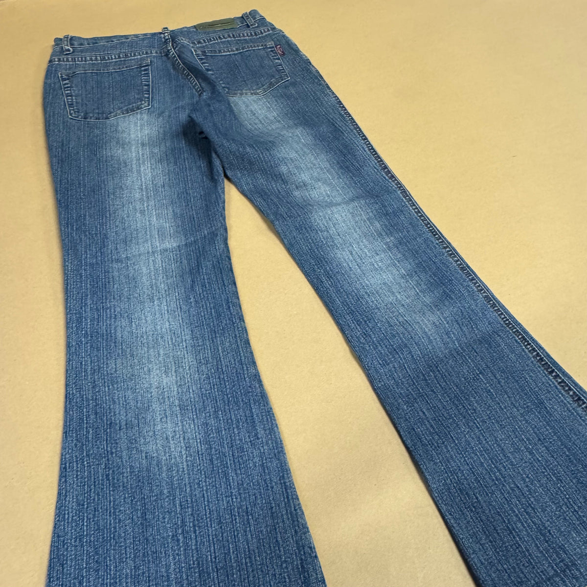 Langren Japanese vintage wide-leg jeans – Close-up 3