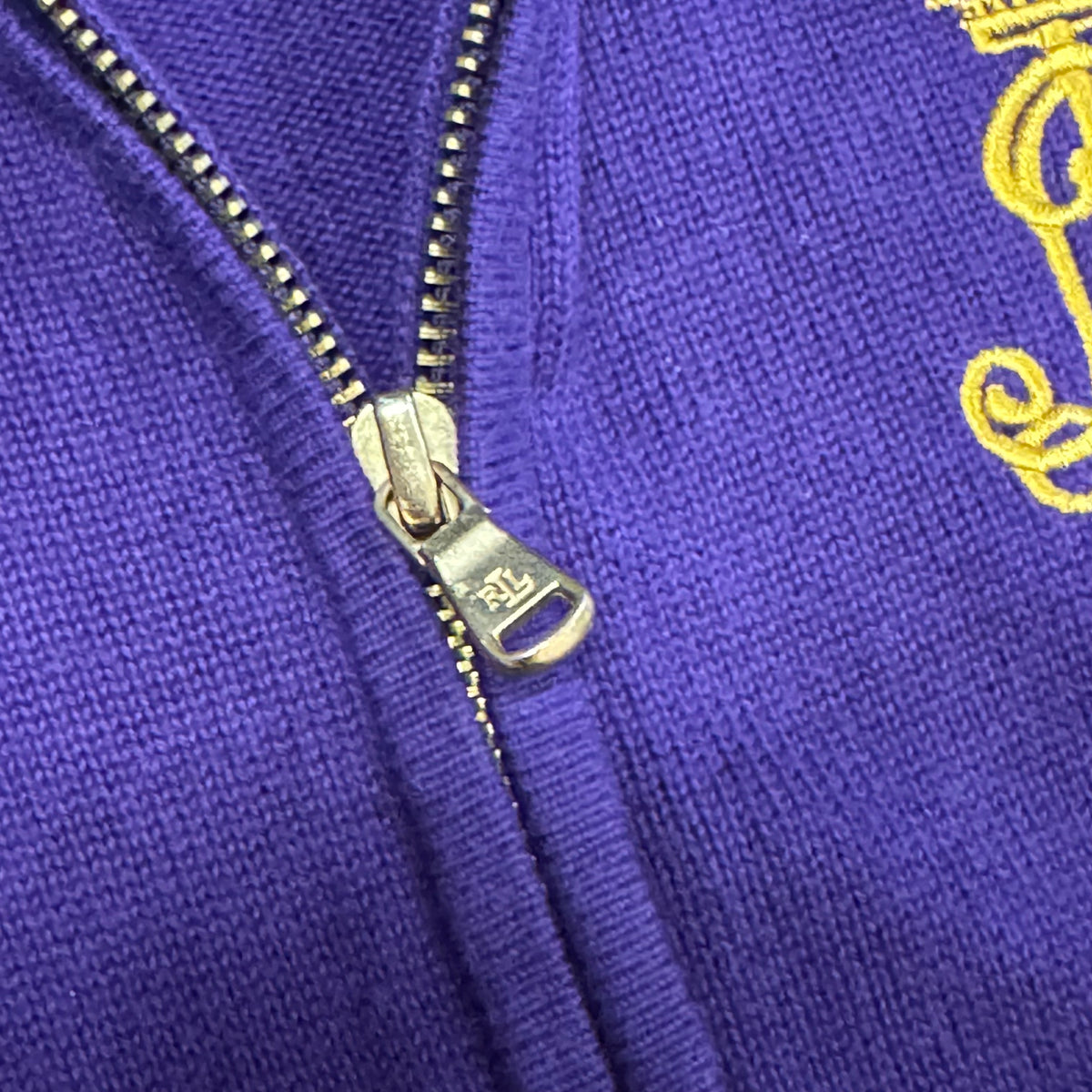 Lauren Ralph Lauren purple knitted jacket – Close-up 3