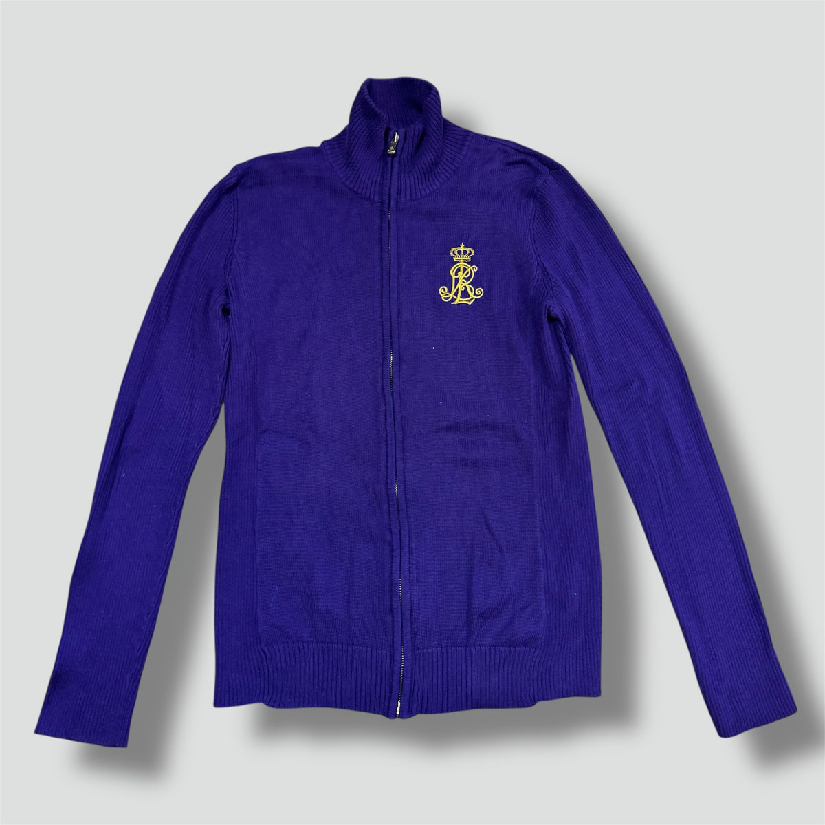 Lauren Ralph Lauren purple knitted jacket