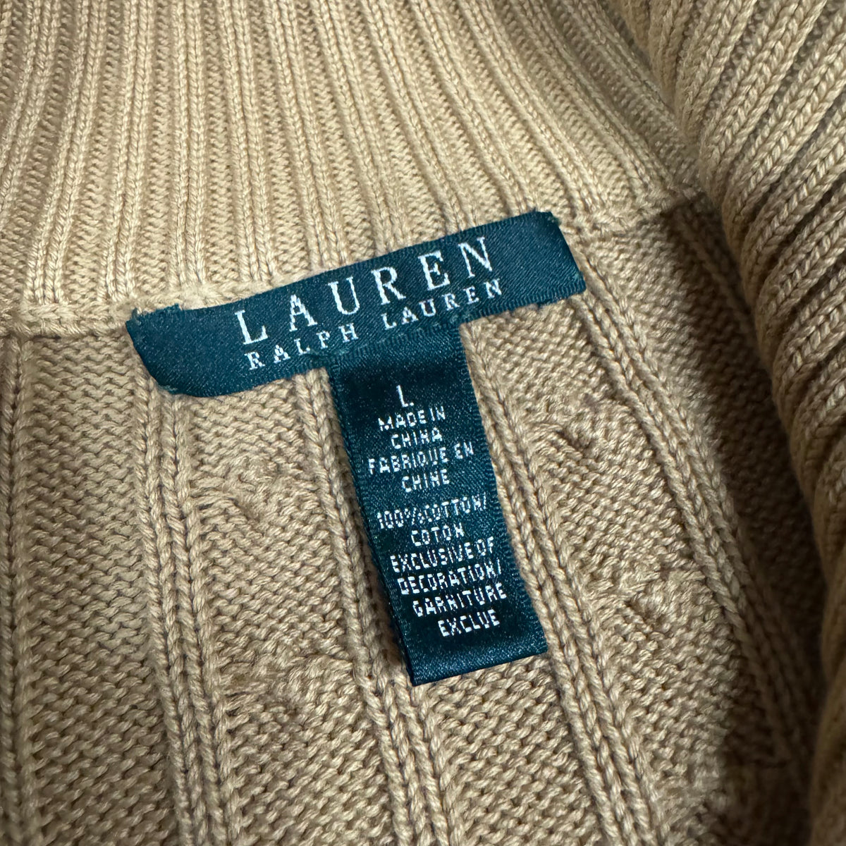 Lauren Ralph Lauren women’s knitted zip-up – Close-up 2