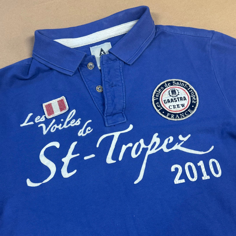 Detailansicht: Sourced limited accessories and clothes Les Voiles de St. Tropez France Poloshirt – Logo, Nähte oder Material
