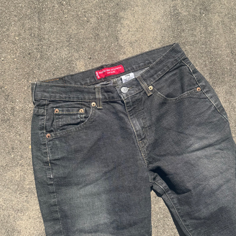 Detailansicht: Sourced limited accessories and clothes Levi Strauss 515 bootcut high waist jeans – Logo, Nähte oder Material