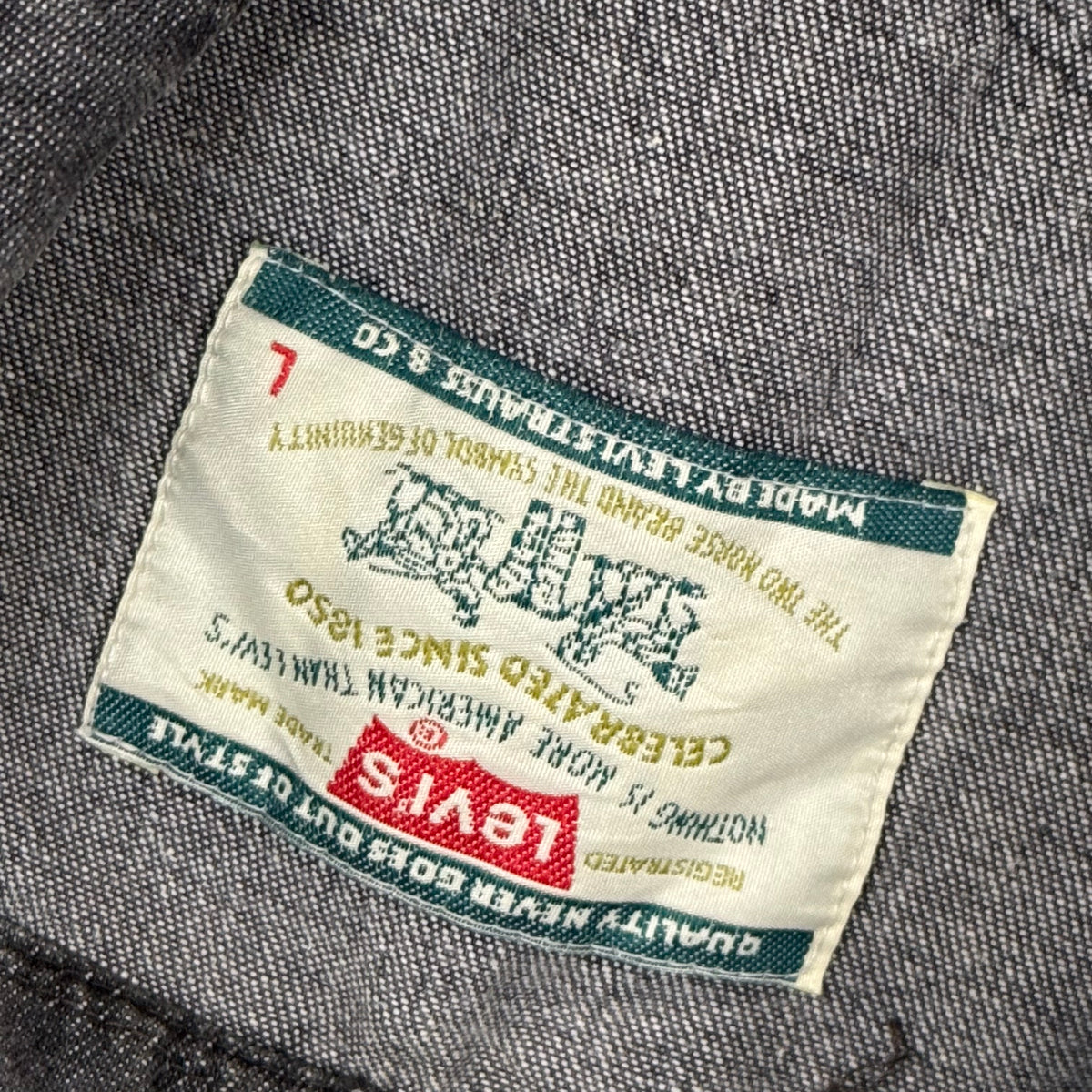 Levi Strauss denim jeans jacket – Close-up 2