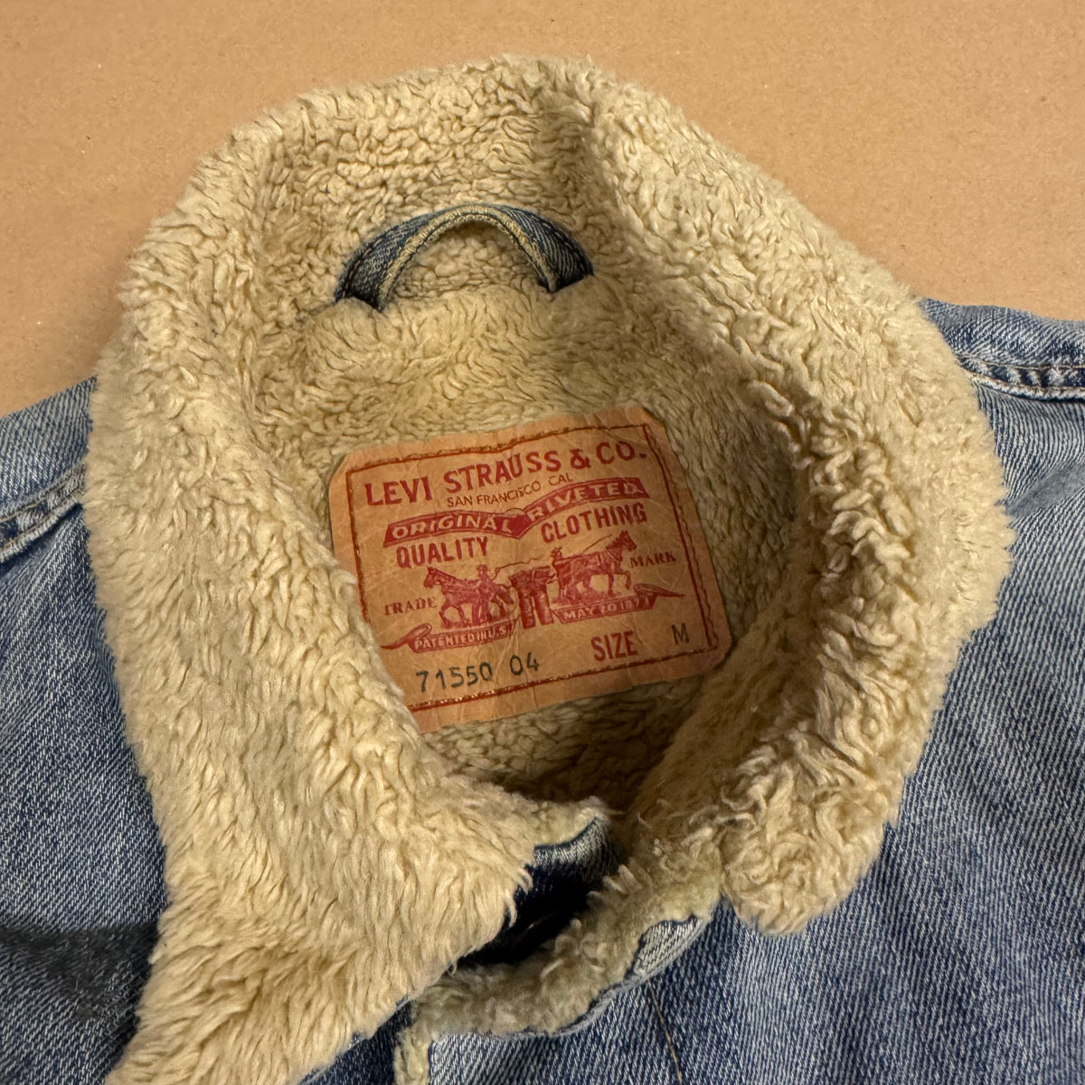 Levi Strauss vintage puffered denim jacket – Close-up 4
