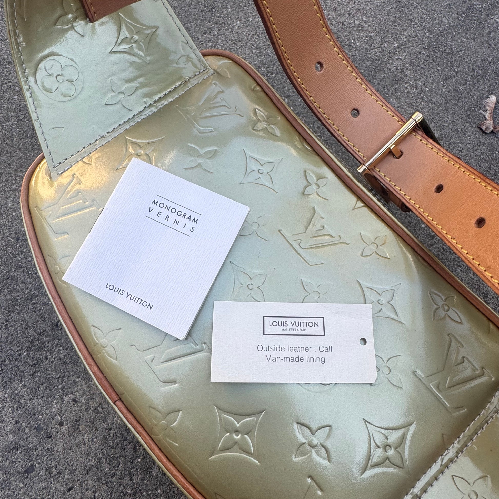Louis Vuitton monogram vintage golden waist bag – Close-up 6
