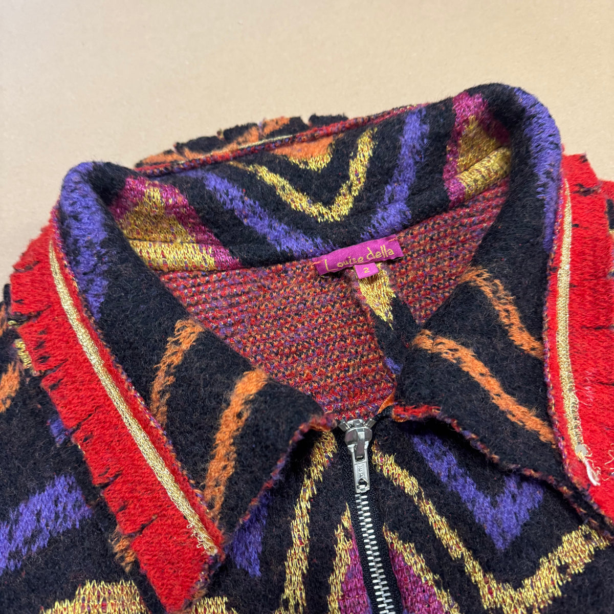 Louise Delly y2k wool jacket – Close-up 1