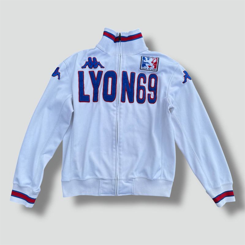 Sourced limited accessories and clothes Lyon 69 Kappa white streetwear track jacket – Secondhand Streetwear