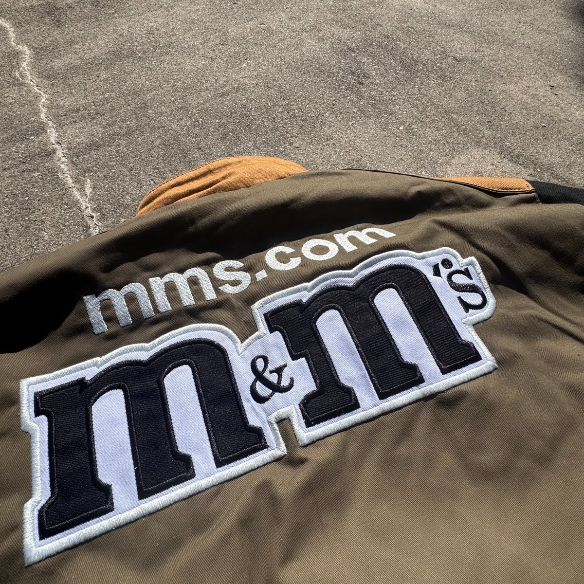 M&M's NASCAR streetwear 00s racing jacket – Close-up 5