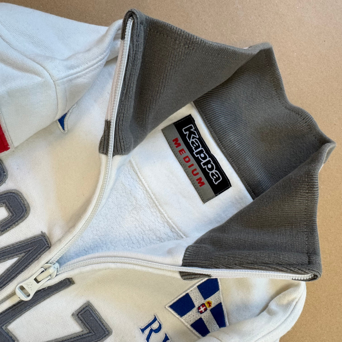 Mascalzone Italia Kappa vintage zip-up – Close-up 4