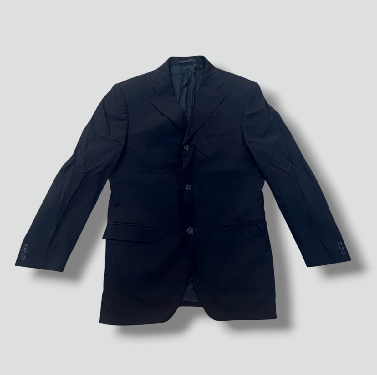Massimo Dutti vintage black Woolmark blazer