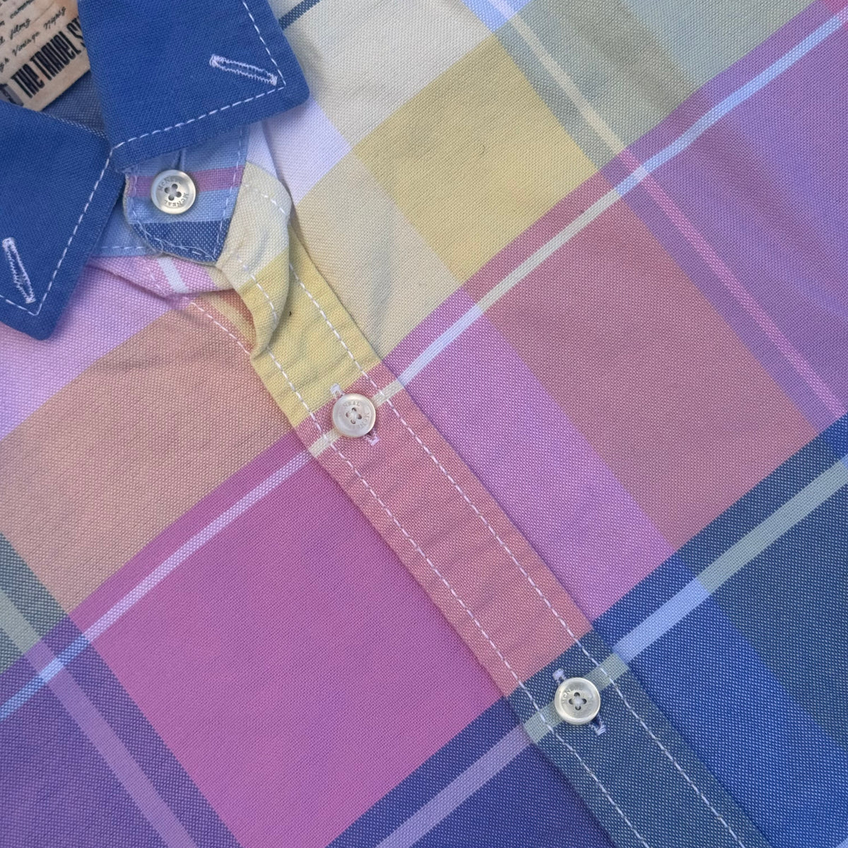 McNeal colorful checkered shirt – Close-up 2