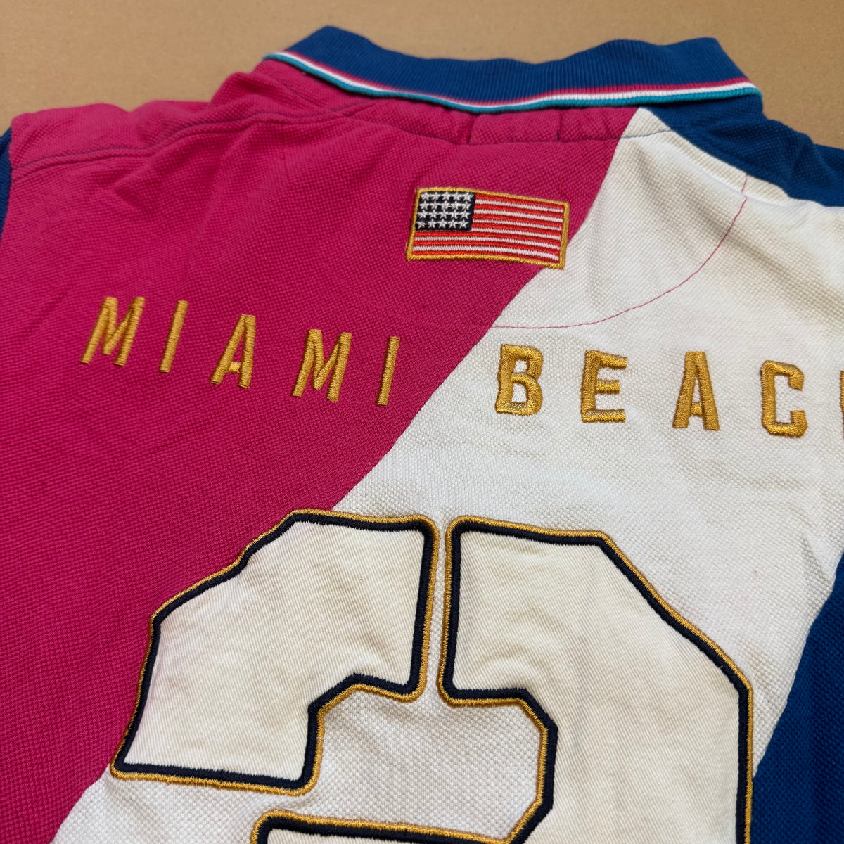 Miami Beach Polo Club "America" polo shirt – Close-up 6
