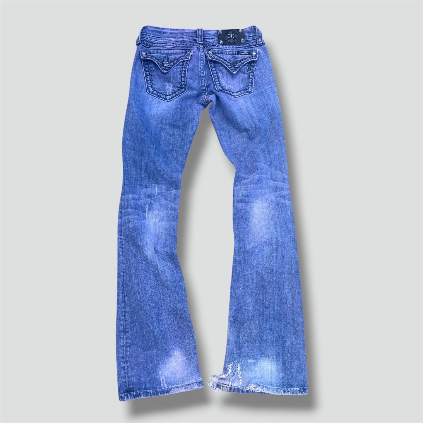 Miss Me y2k bootcut pink washed jeans