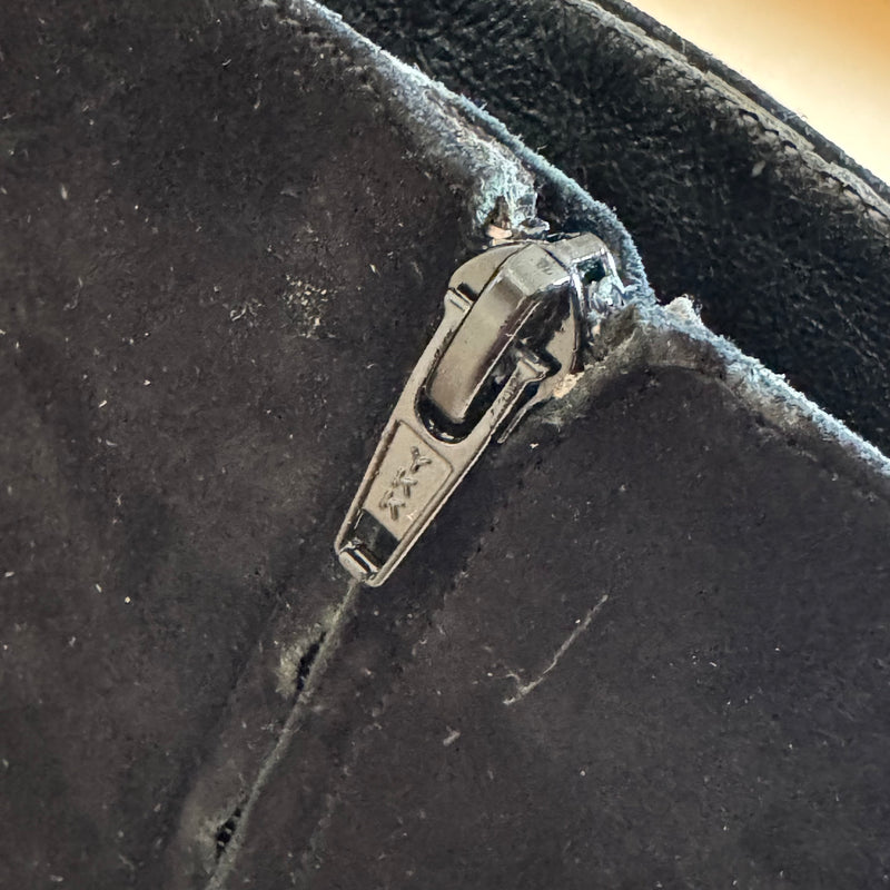 Detailansicht: Sourced limited accessories and clothes Miss Sixty black high heels with silver details – Logo, Nähte oder Material