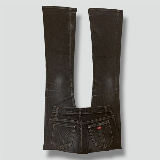 Miss Sixty black high waist wide leg jeans