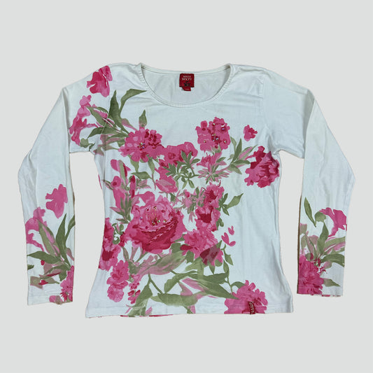 Miss Sixty floral long-sleeve top