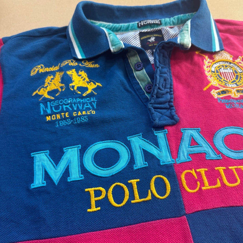 Detailansicht: Sourced limited accessories and clothes Monaco Monte Carlo Polo Club shirt – Logo, Nähte oder Material