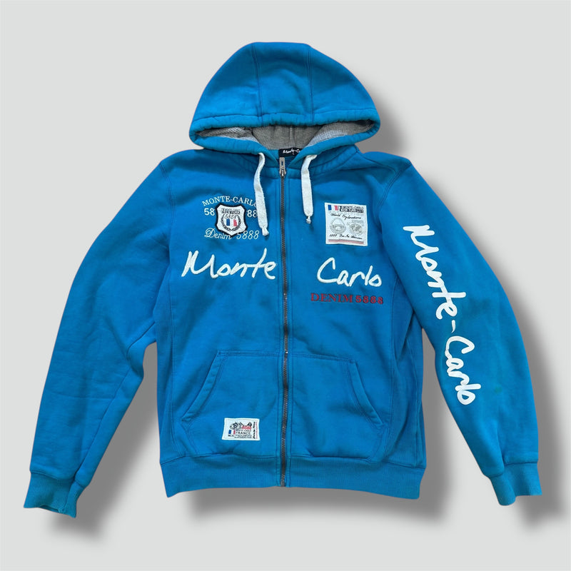 Sourced limited accessories and clothes Monte Carlo Monaco vintage zipped hoodie – Secondhand Streetwear
