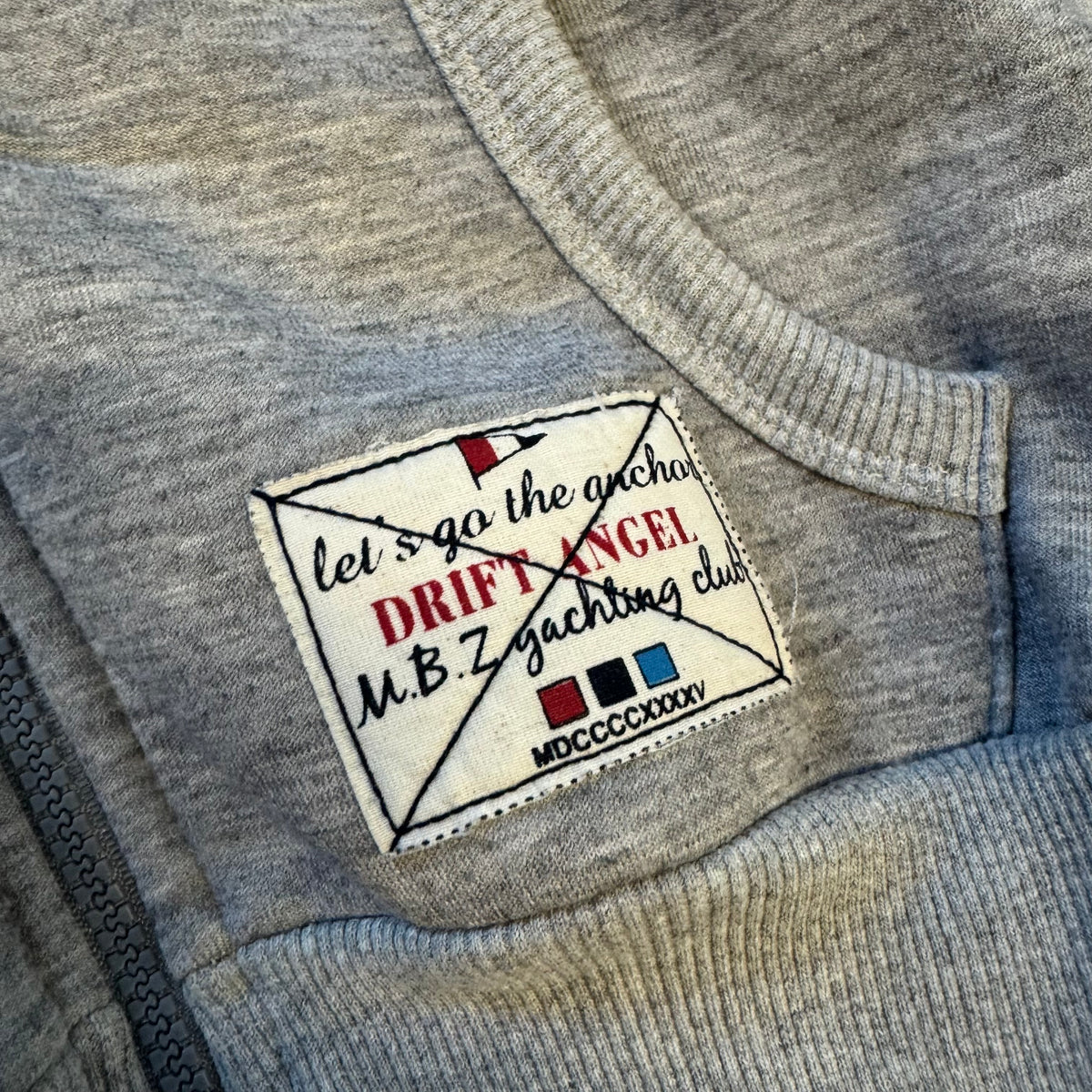 Monte Carlo zipped hoodie St. Tropez Yachting Club – Close-up 2