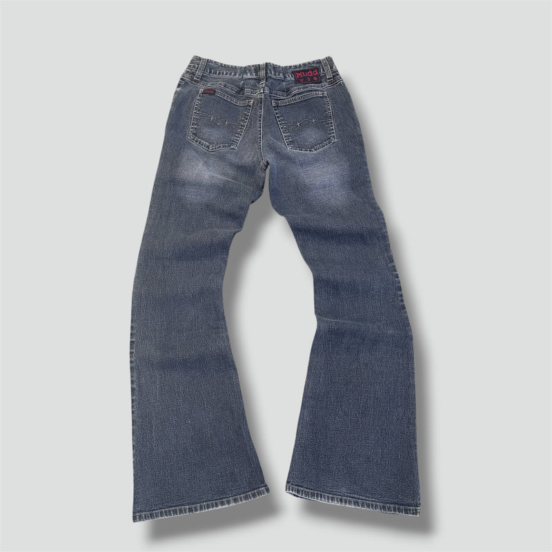 Sourced limited accessories and clothes Mudd Y2K bootcut retro denim jeans – Secondhand Streetwear