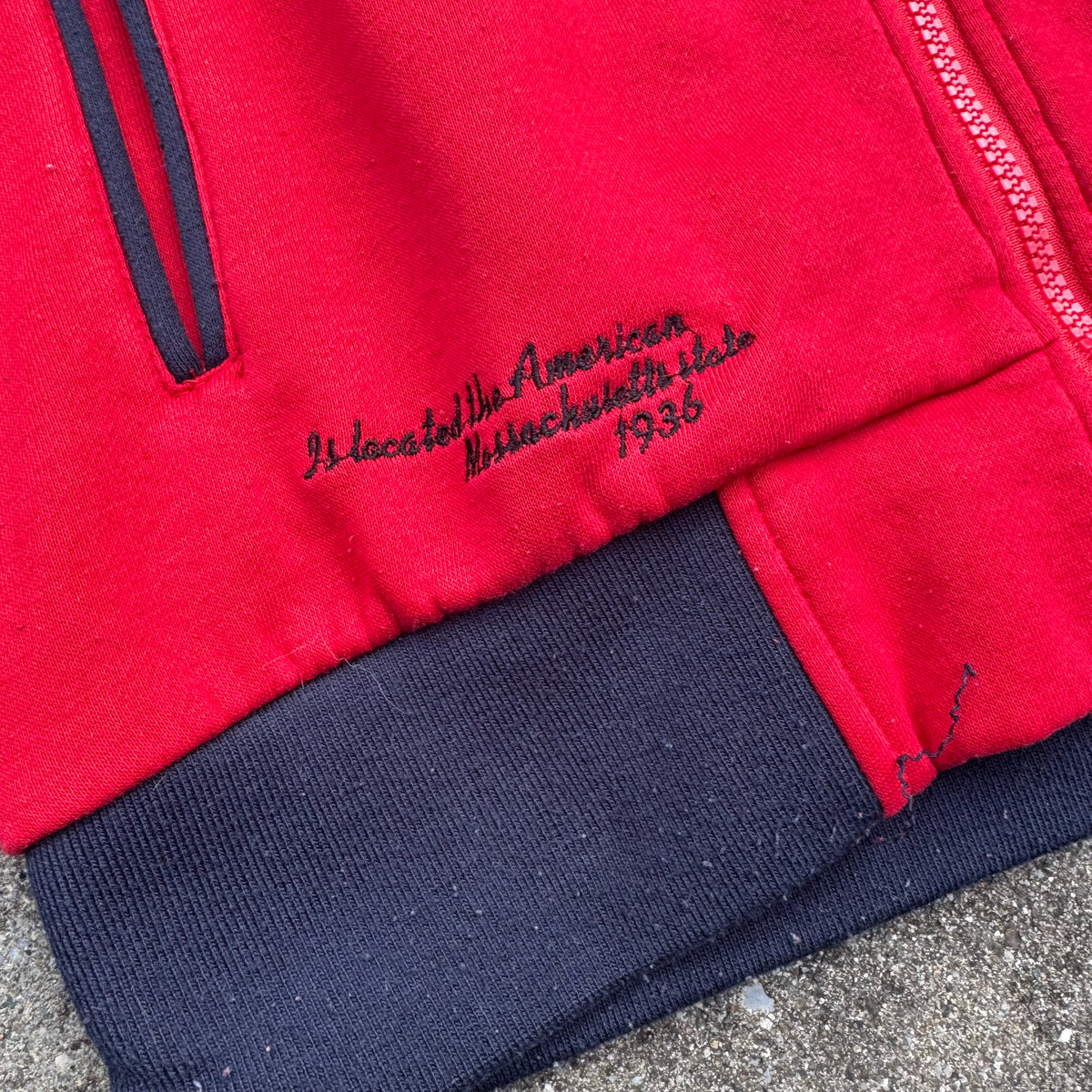 New York Polo by Baxyboy zipped hoodie – Close-up 3