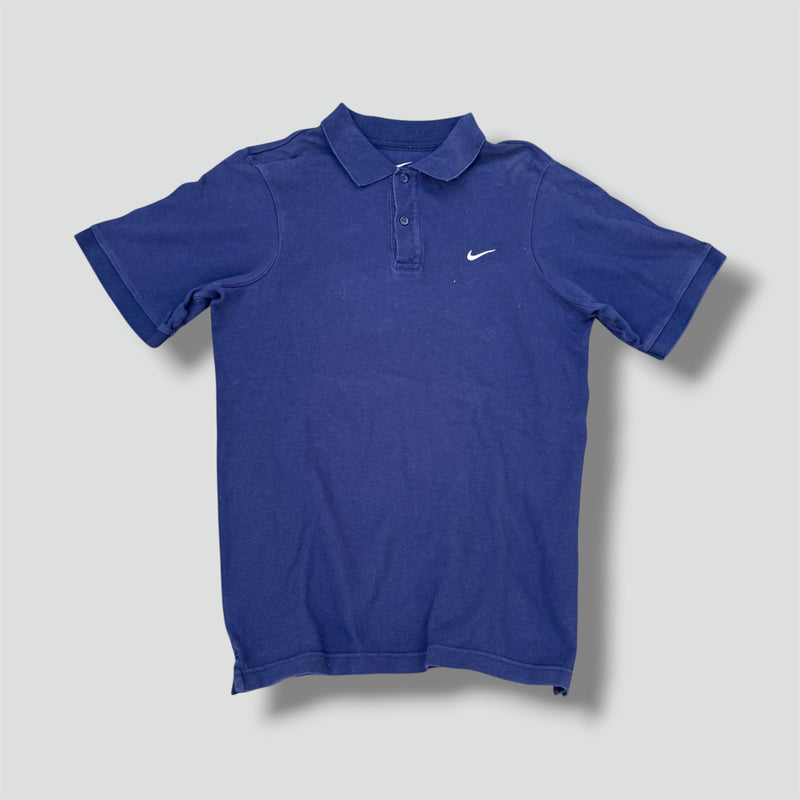Sourced limited accessories and clothes Nike classic blue poloshirt – Secondhand Streetwear