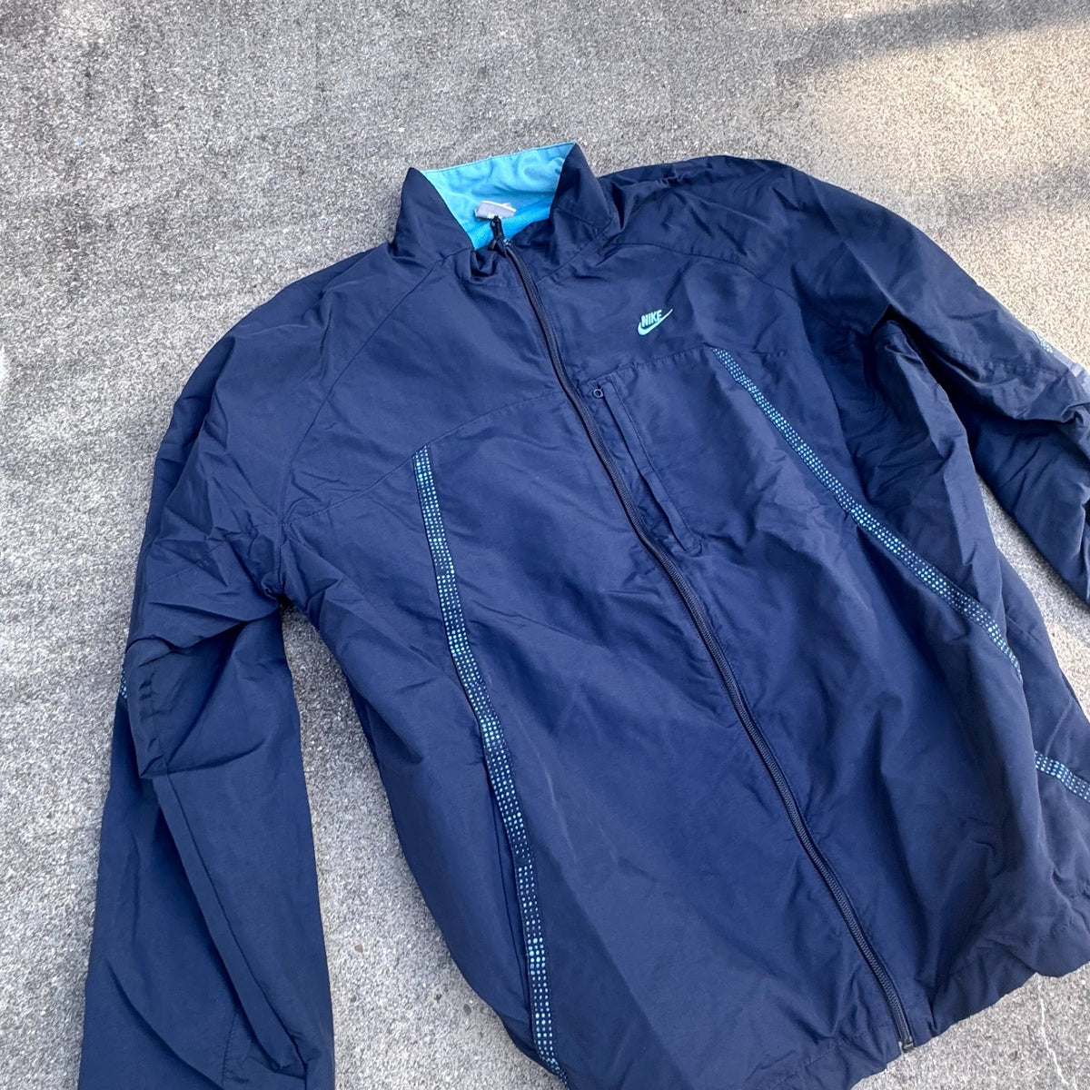 Nike vintage 90s blue retro track set – Close-up 1