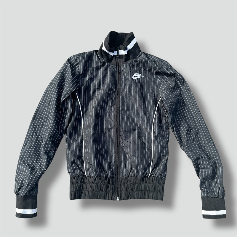Sourced limited accessories and clothes Nike vintage black striped track jacket – Secondhand Streetwear