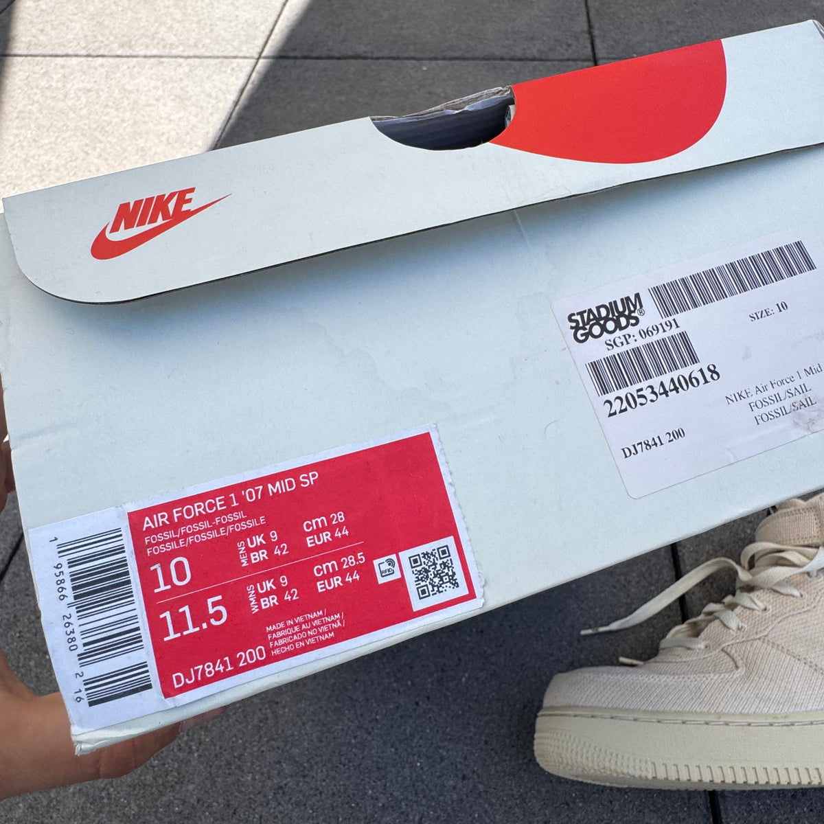 Nike x Stüssy Air Force 1 Mid sneakers – Close-up 5